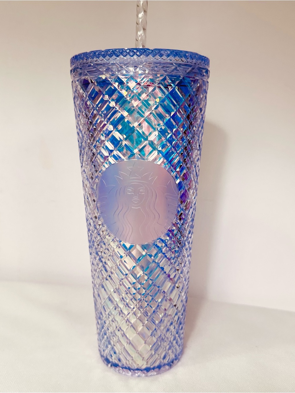 Starbucks Crystal Unicorn Jeweled Iridescent Venti Cup Tumbler 24oz 2022 NWT